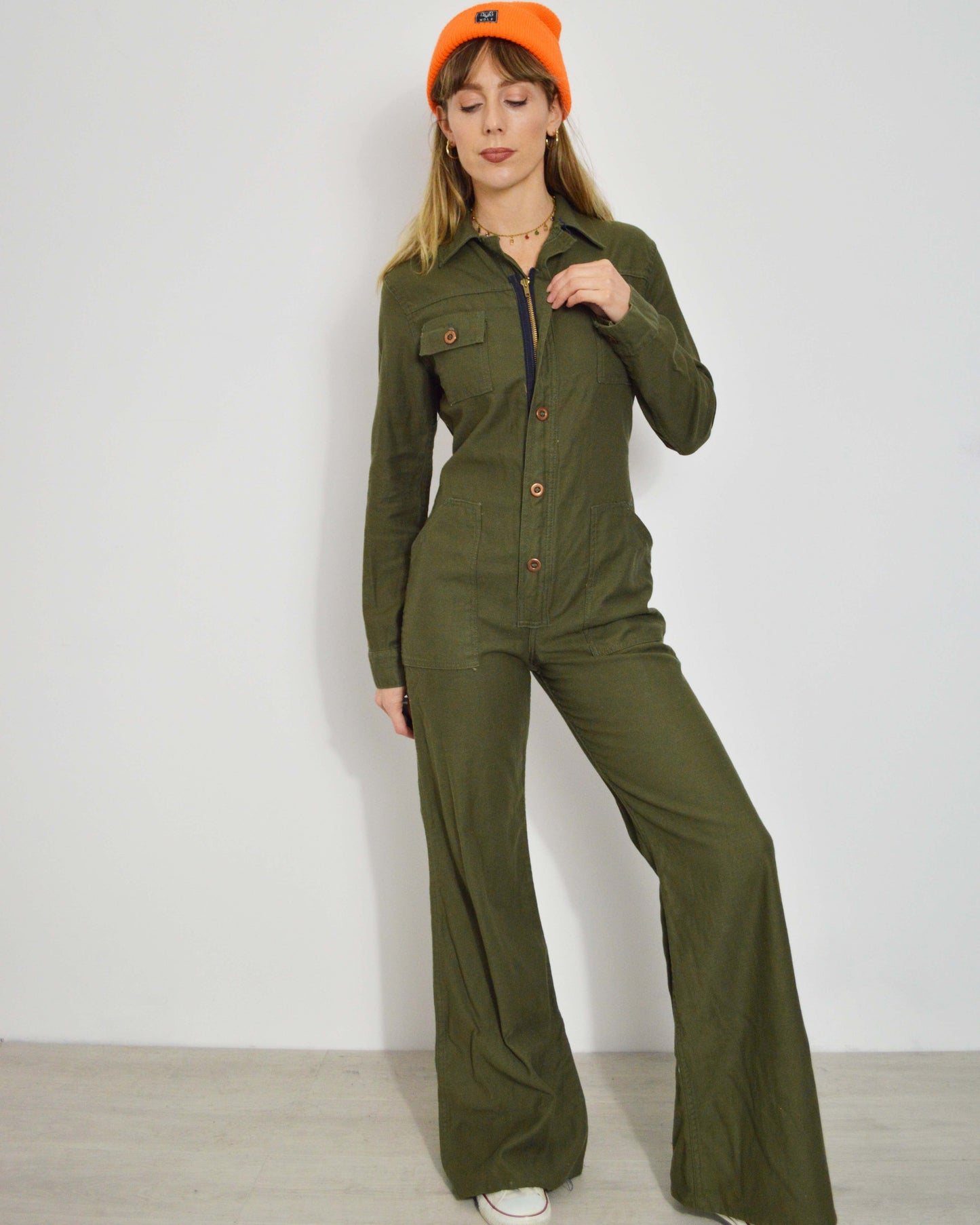 Vintage USA 1960er Ausgestellter Overall