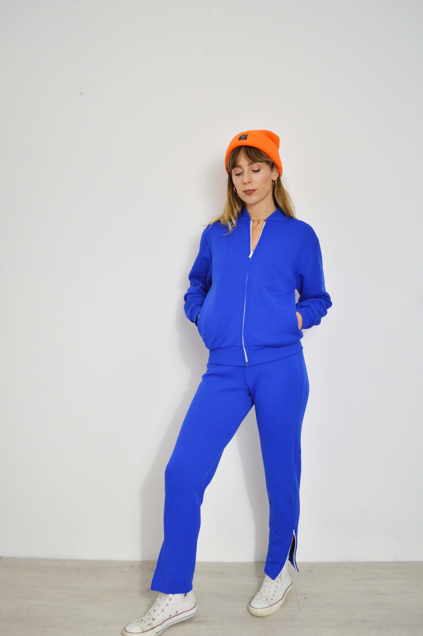 Vintage 1987 Cobalt Blue French Tracksuit