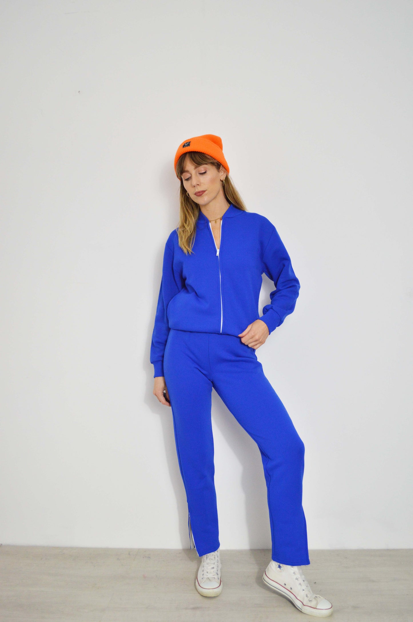 Vintage 1987 Cobalt Blue French Tracksuit