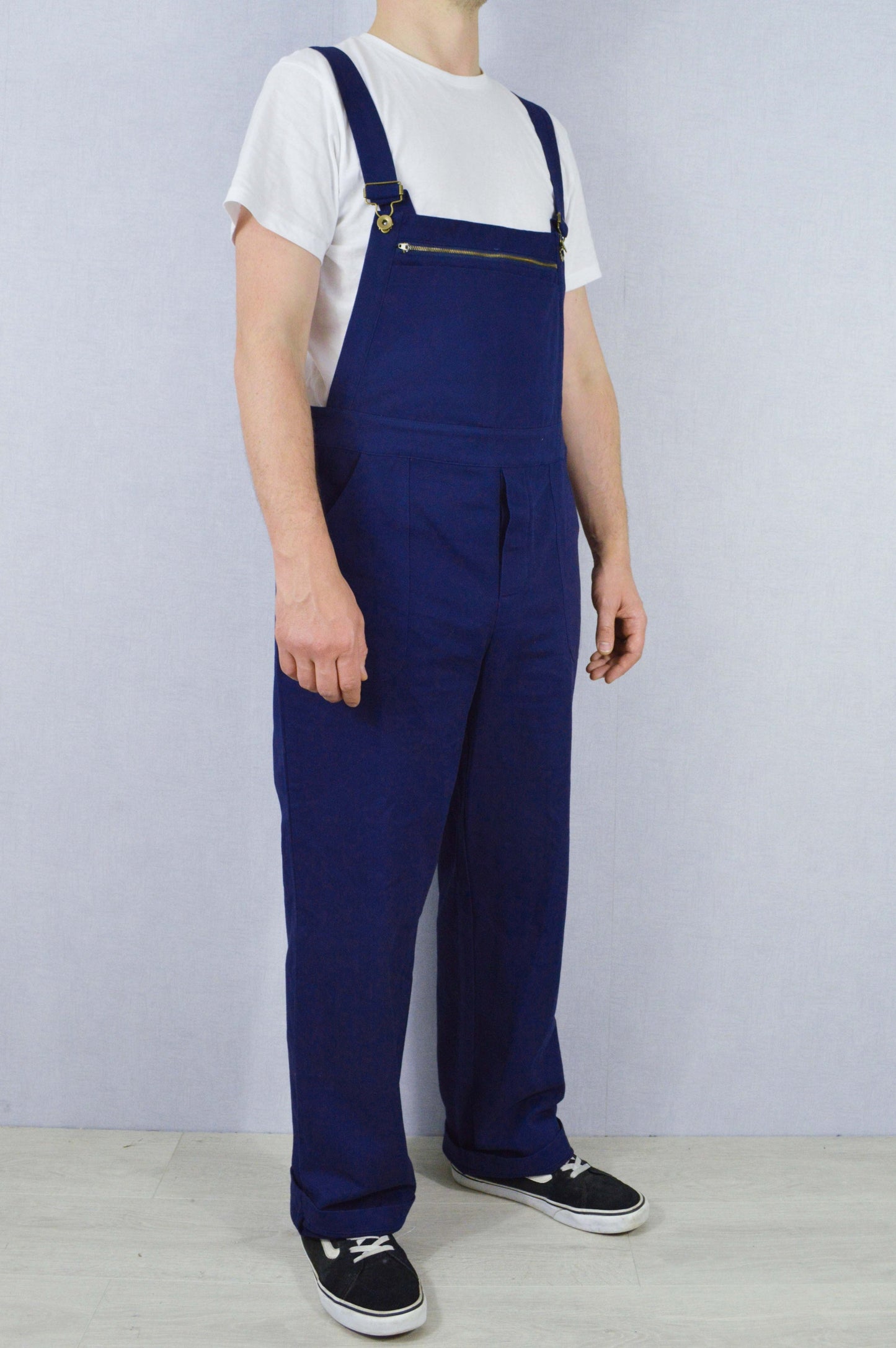 French Workwear Dungarees Cotton