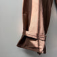 Vintage Cotton Drawstring Brown Military Pants Reworked