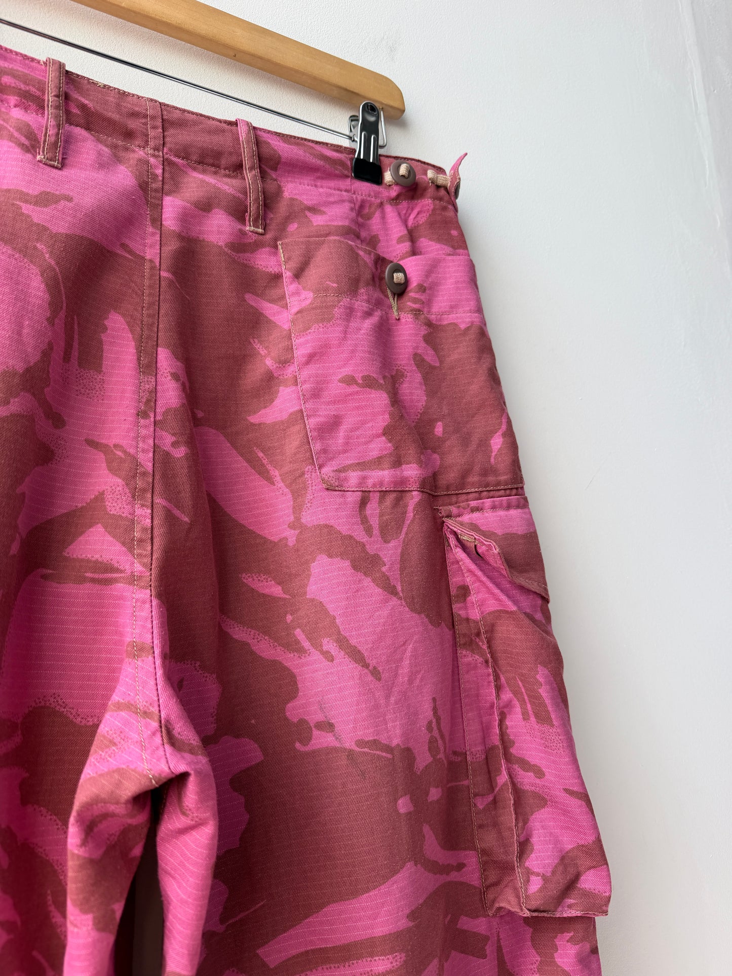 Fuchsia Pink British Camo Pants