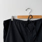Vintage Cotton Drawstring Black Military Pants Reworked