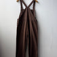 Brown French Workwear Dungarees