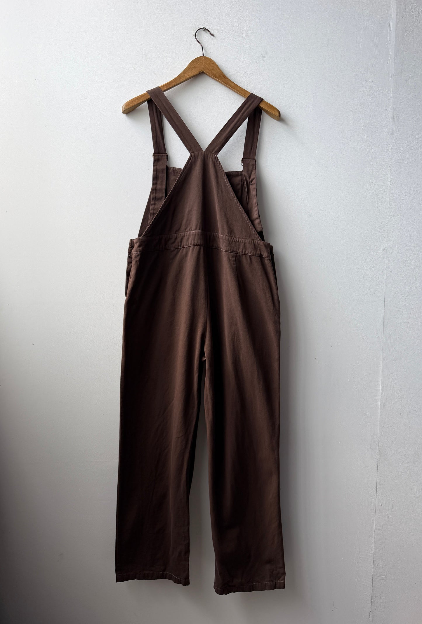 Brown French Workwear Dungarees
