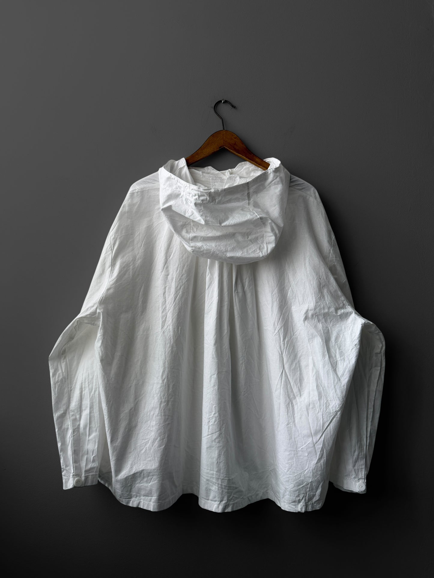 Vintage 1990s White Overhead Smock Jacket White