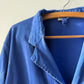 Vintage Repaired Blue Duster Workwear Coat