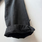 Vintage 80s Black Herringbone Czech Workwear Pants