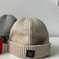 WOLF Fisherman Beanie Chunky Knit Hat
