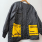 Vintage Black Liner Reworked Japanese Yellow Pockets