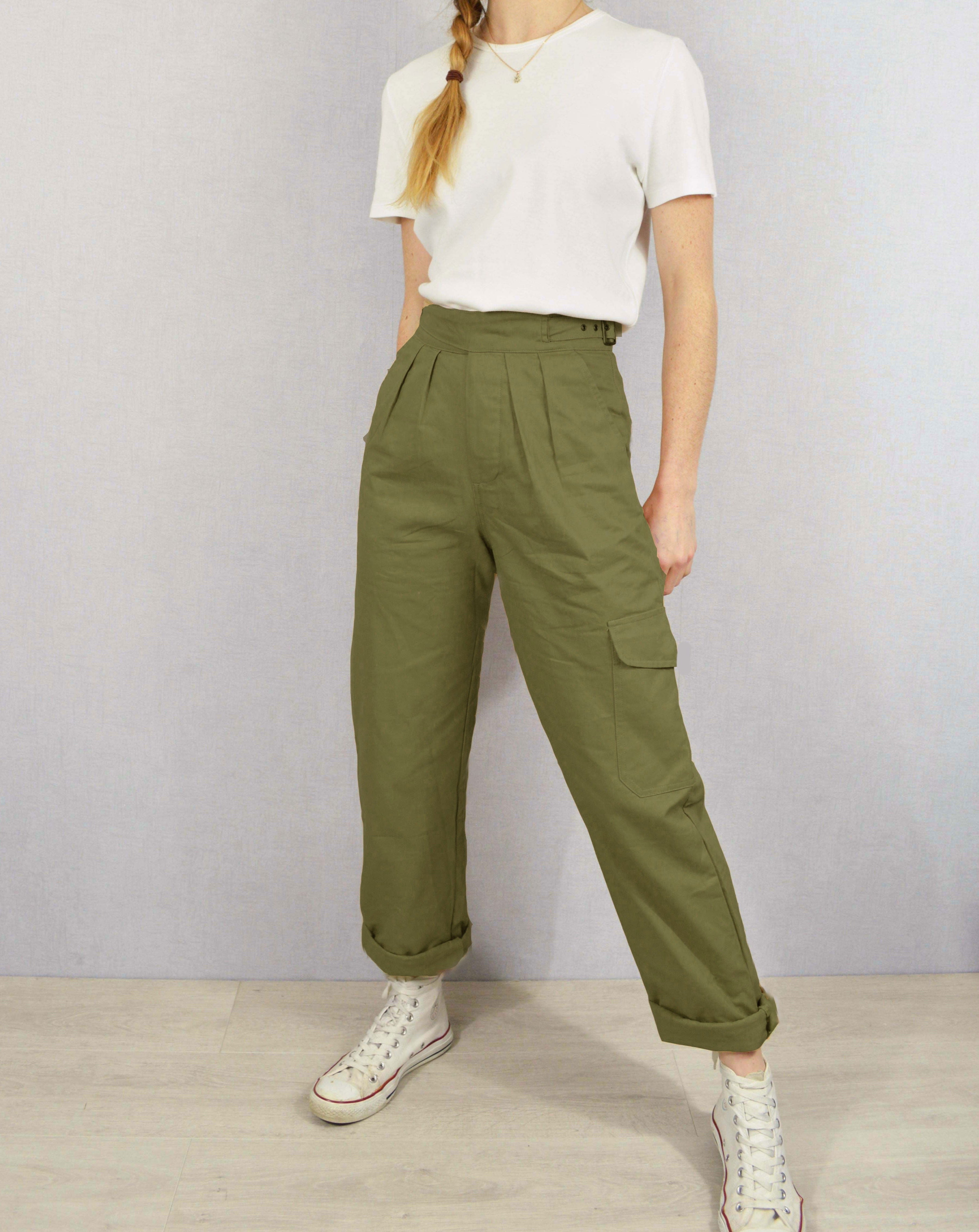 Navy store green pants