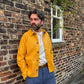 Chaqueta de lona para trabajo francés en amarillo mostaza