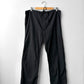 Vintage Cotton Drawstring Black Military Pants Reworked