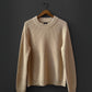 Organic Fisherman Jumper Chunky Knit Ecru Beige