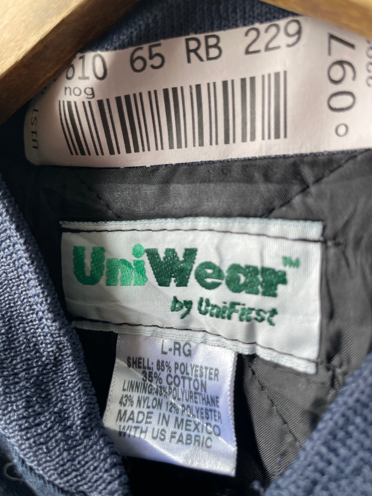 Vintage Italian Workwear Quilted Bomber Jacket - L