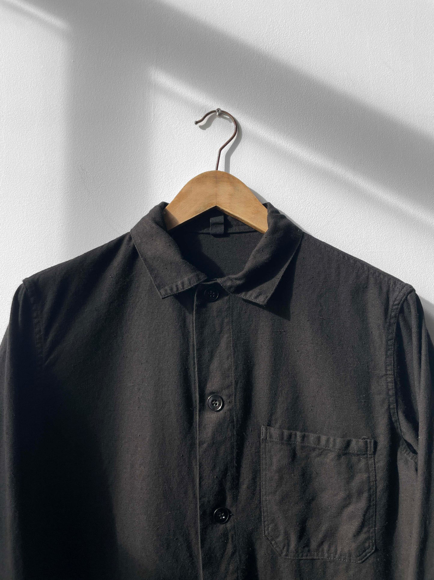 Vintage Black French Workwear Jacket