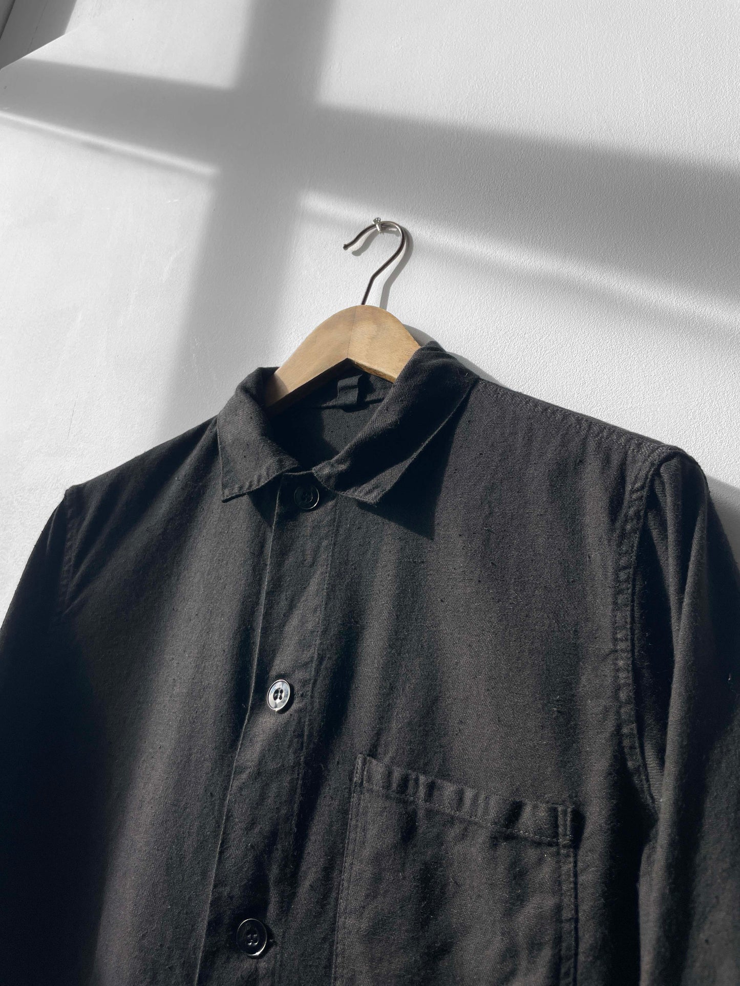 Vintage Black French Workwear Jacket