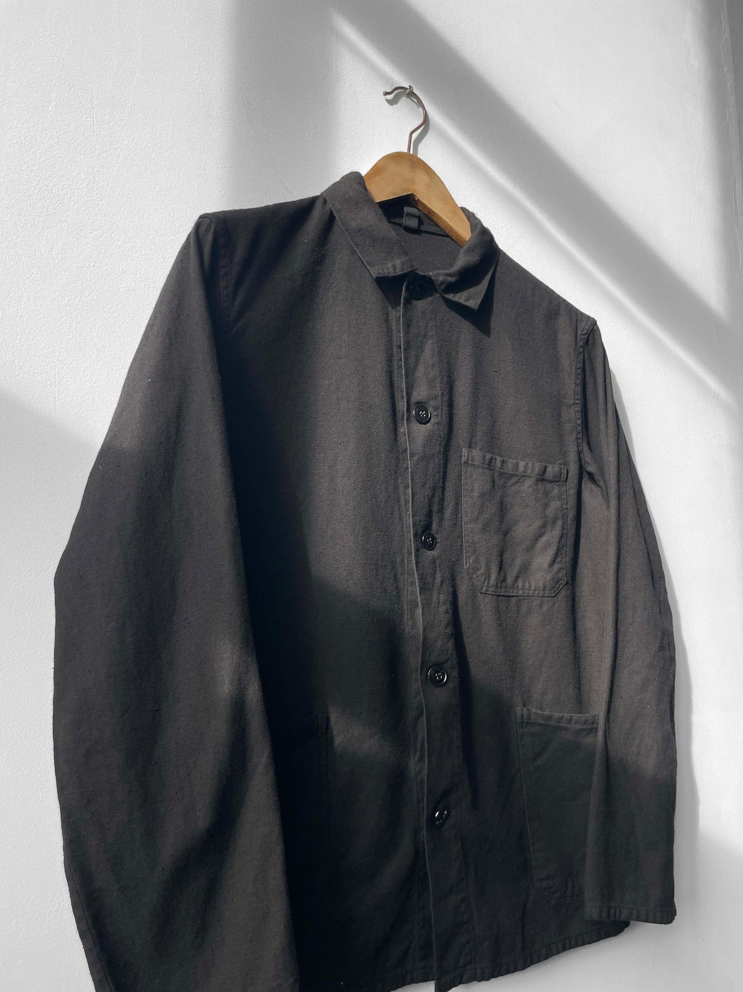 Vintage Black French Workwear Jacket