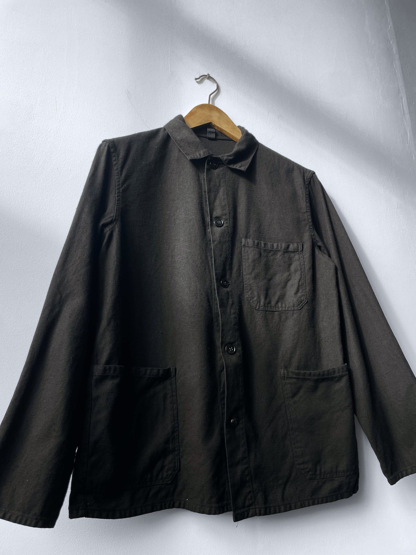 Vintage Black French Workwear Jacket