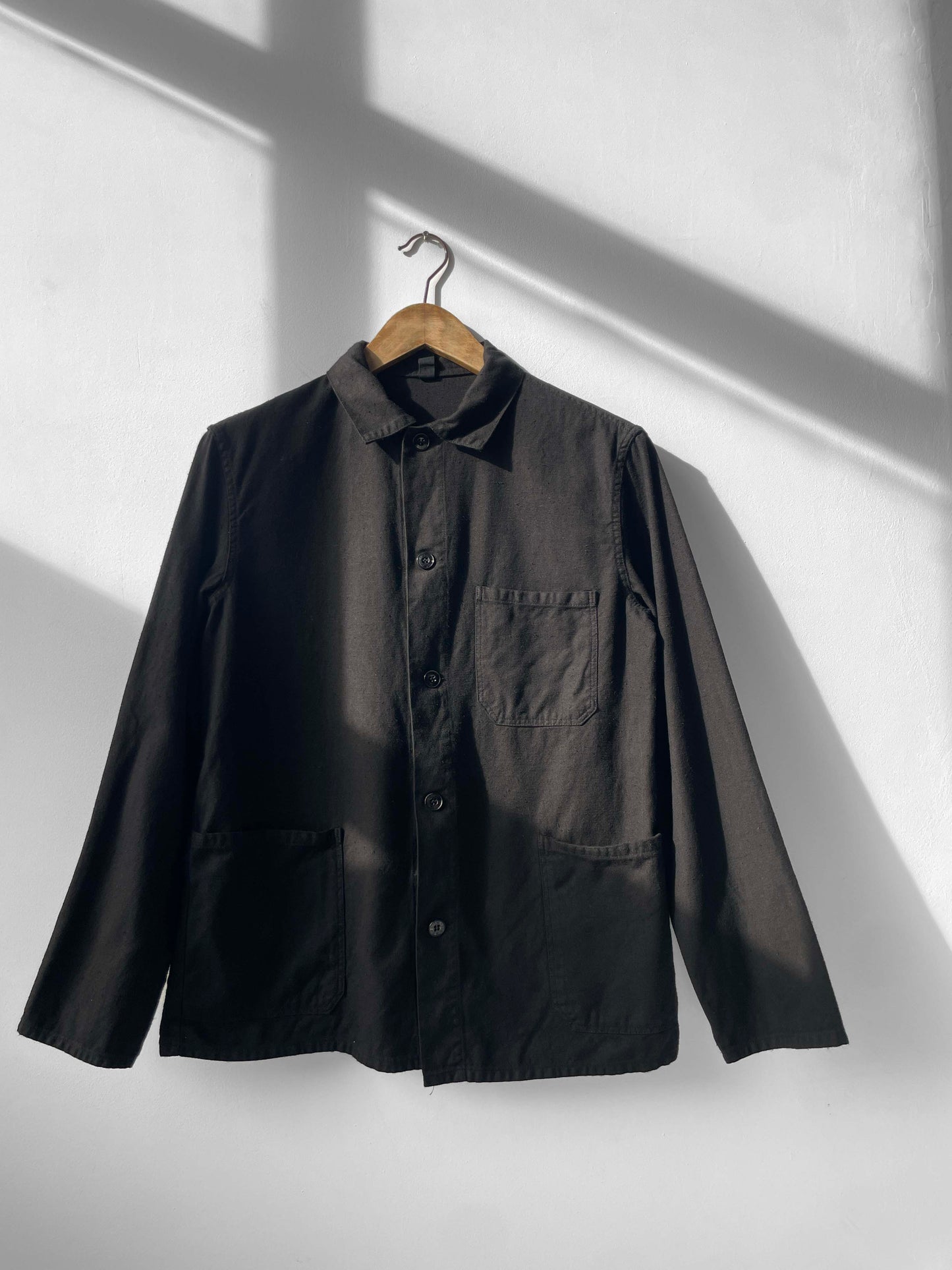 Vintage Black French Workwear Jacket