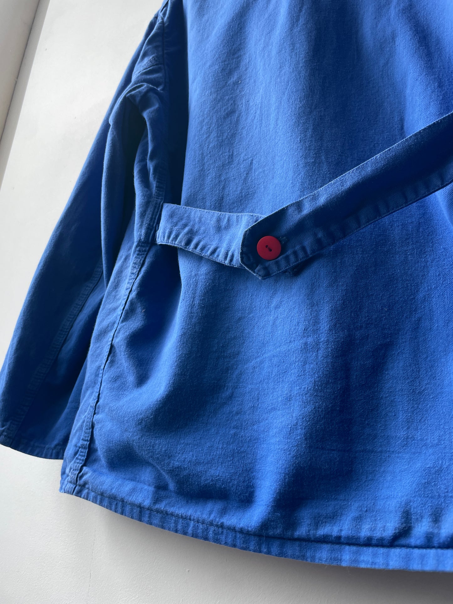 Vintage Double Breasted Blue Workwear Jacket - M