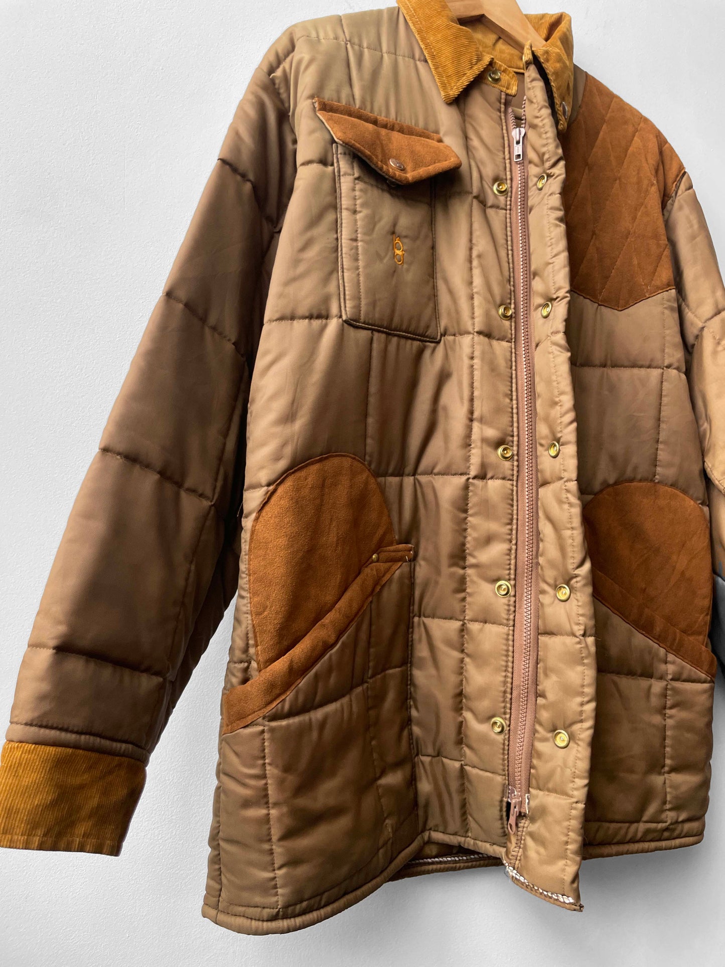 Vintage USA Made Quilted Shooting Hunting Jacket - L