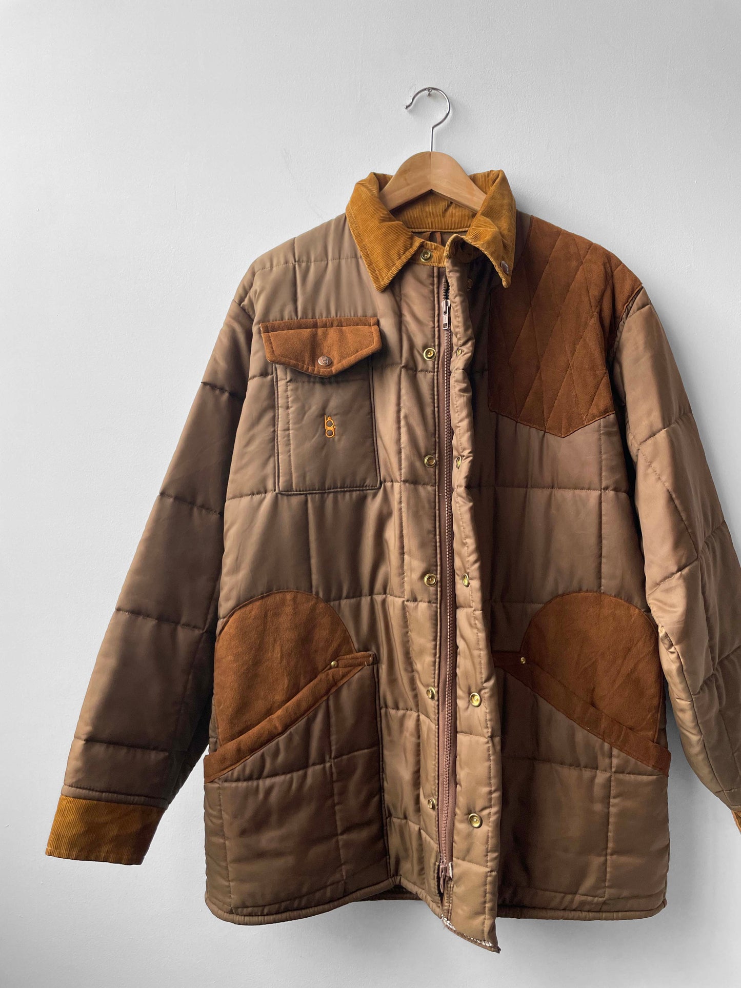 Vintage USA Made Quilted Shooting Hunting Jacket - L