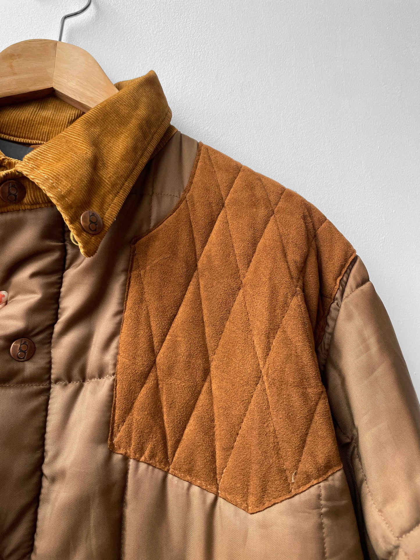 Vintage USA Made Quilted Shooting Hunting Jacket - L