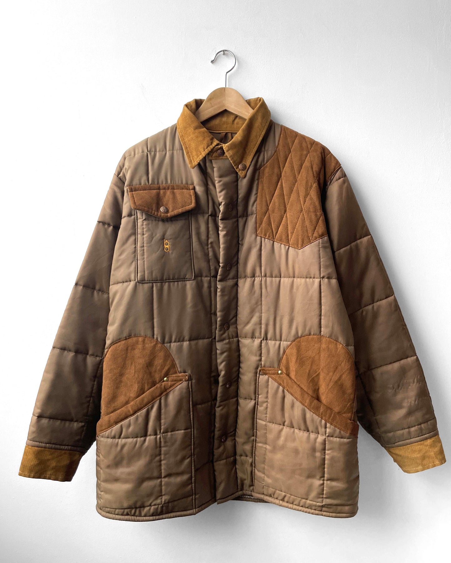 Vintage USA Made Quilted Shooting Hunting Jacket - L