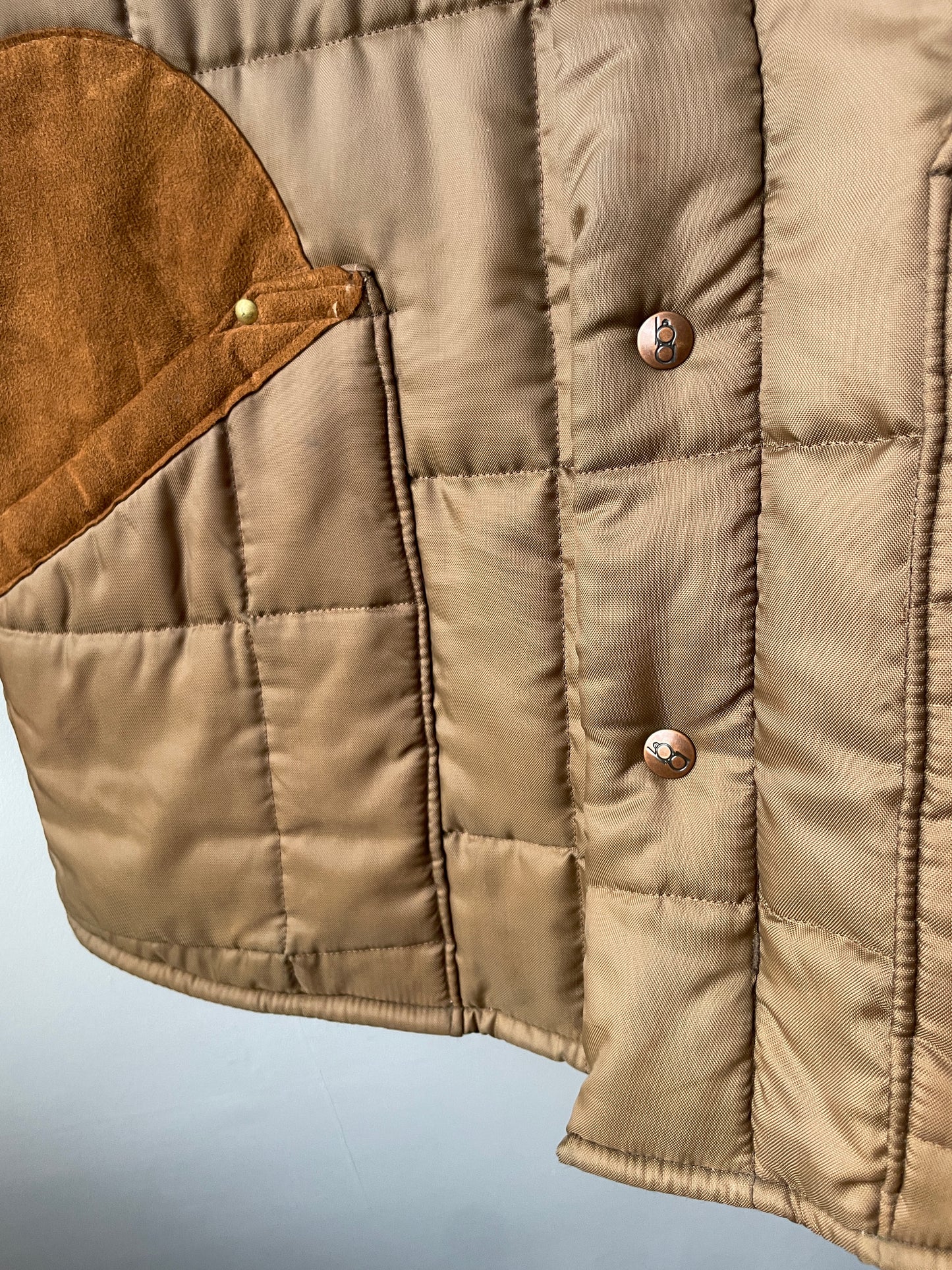 Vintage USA Made Quilted Shooting Hunting Jacket - L