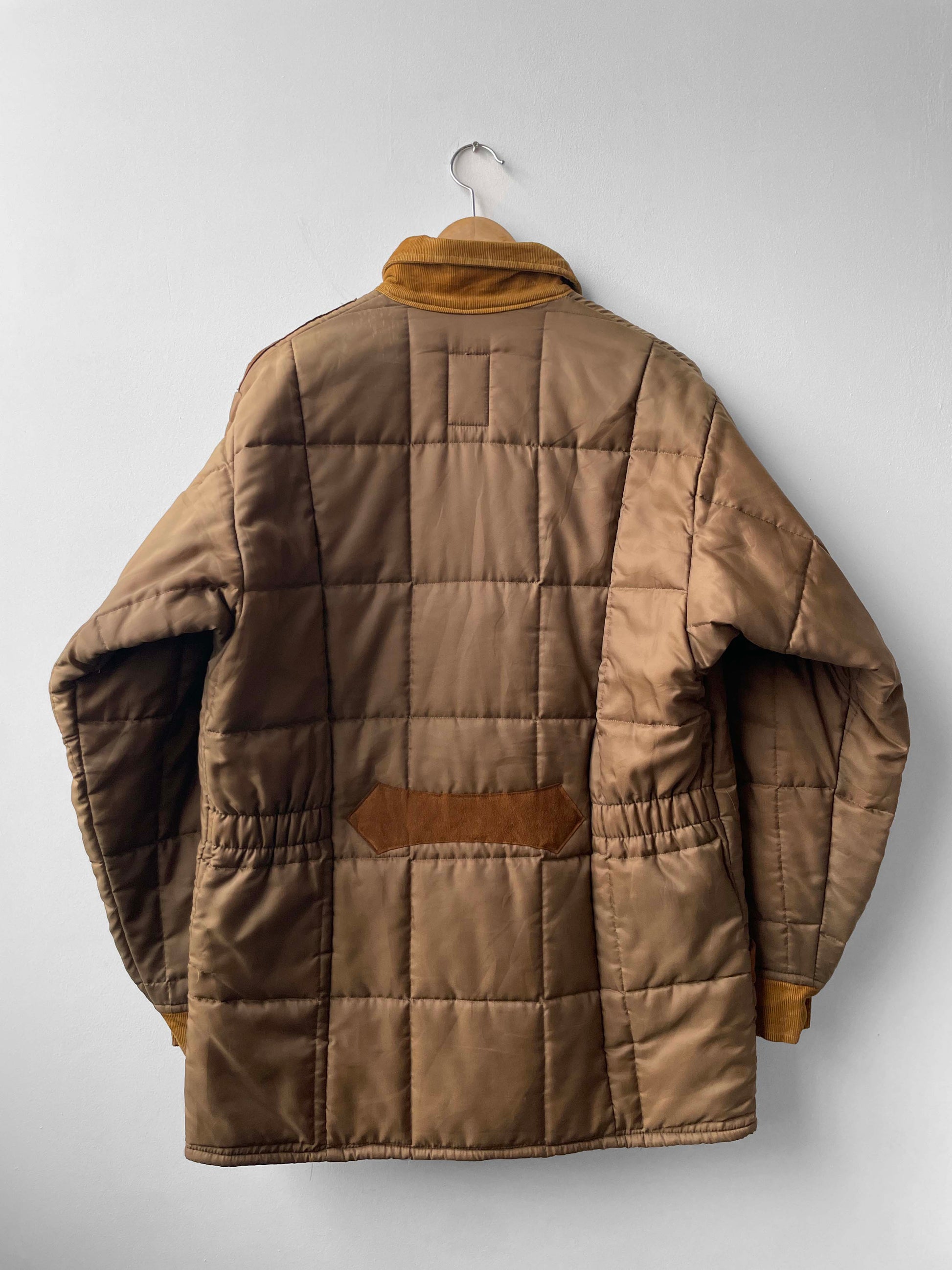 Vintage USA Made Quilted Shooting Hunting Jacket L – Wolf