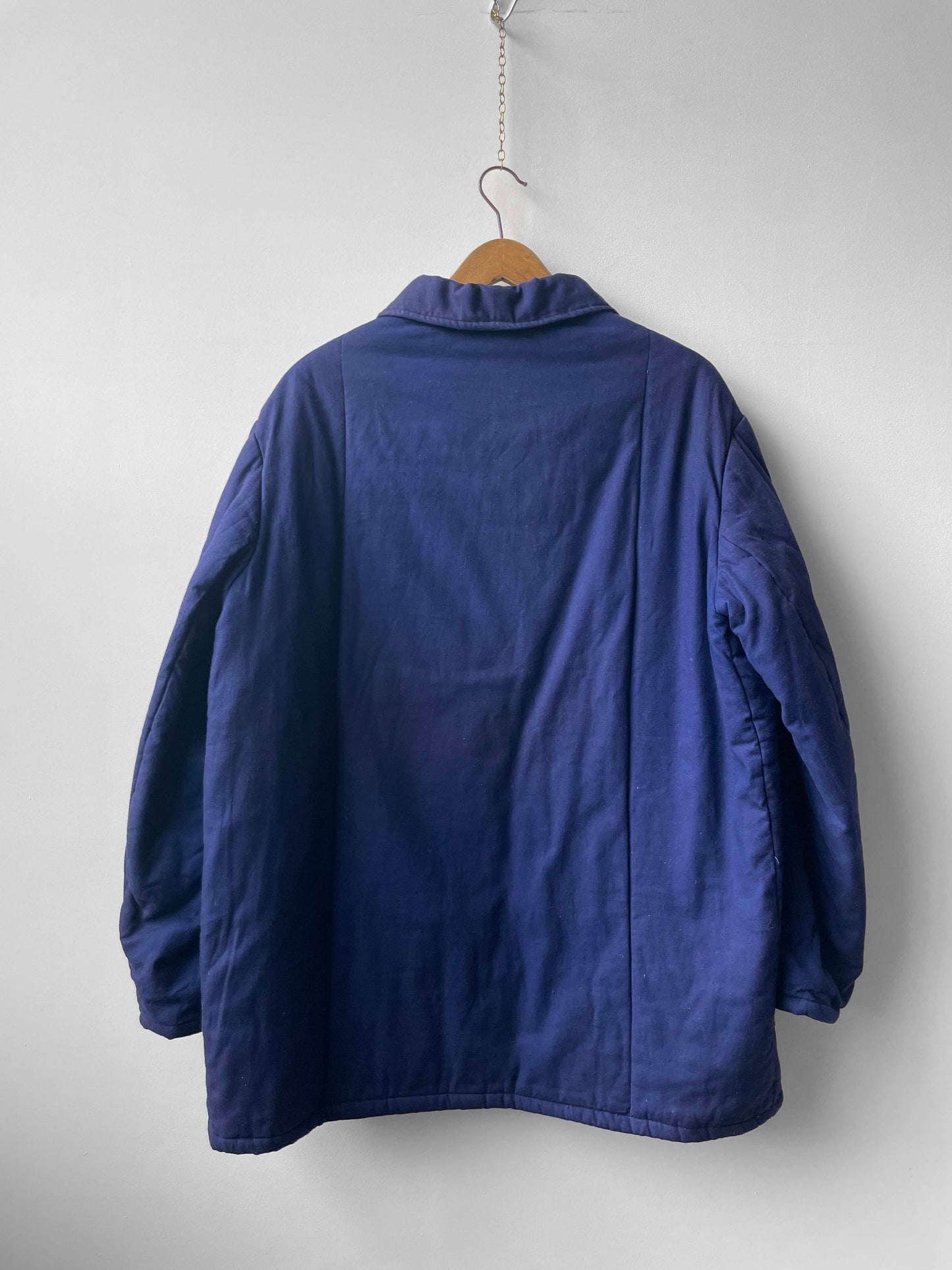 Vintage Vietnamese French Workwear Chore Coat Indigo - L