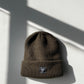 Knitted Khaki Green Beanie Hat