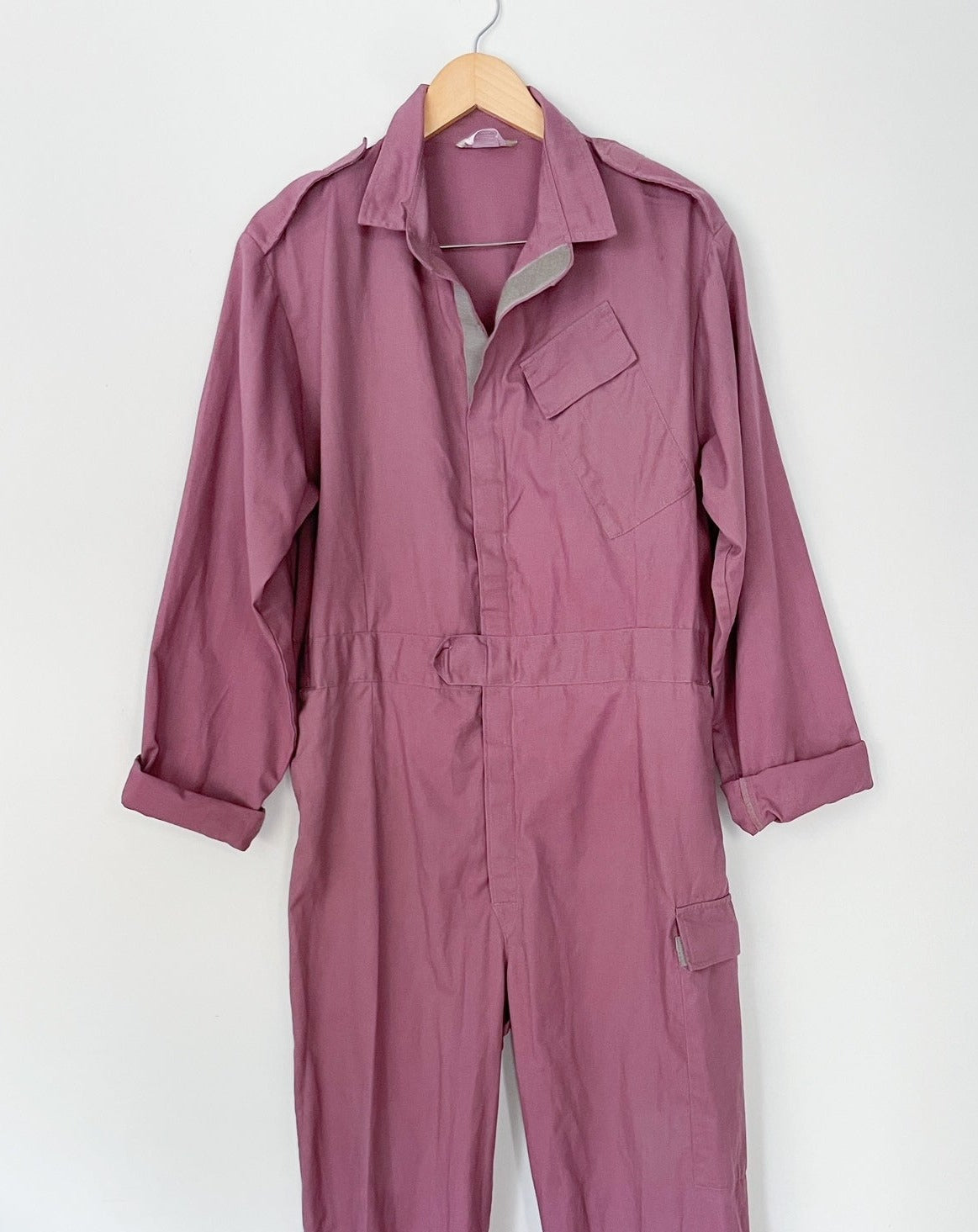 Vintage Coverall British Military Dark Pink