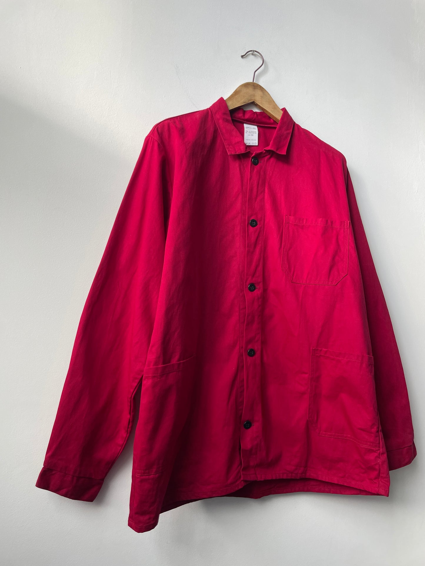 Vintage Red French Chore Jacket