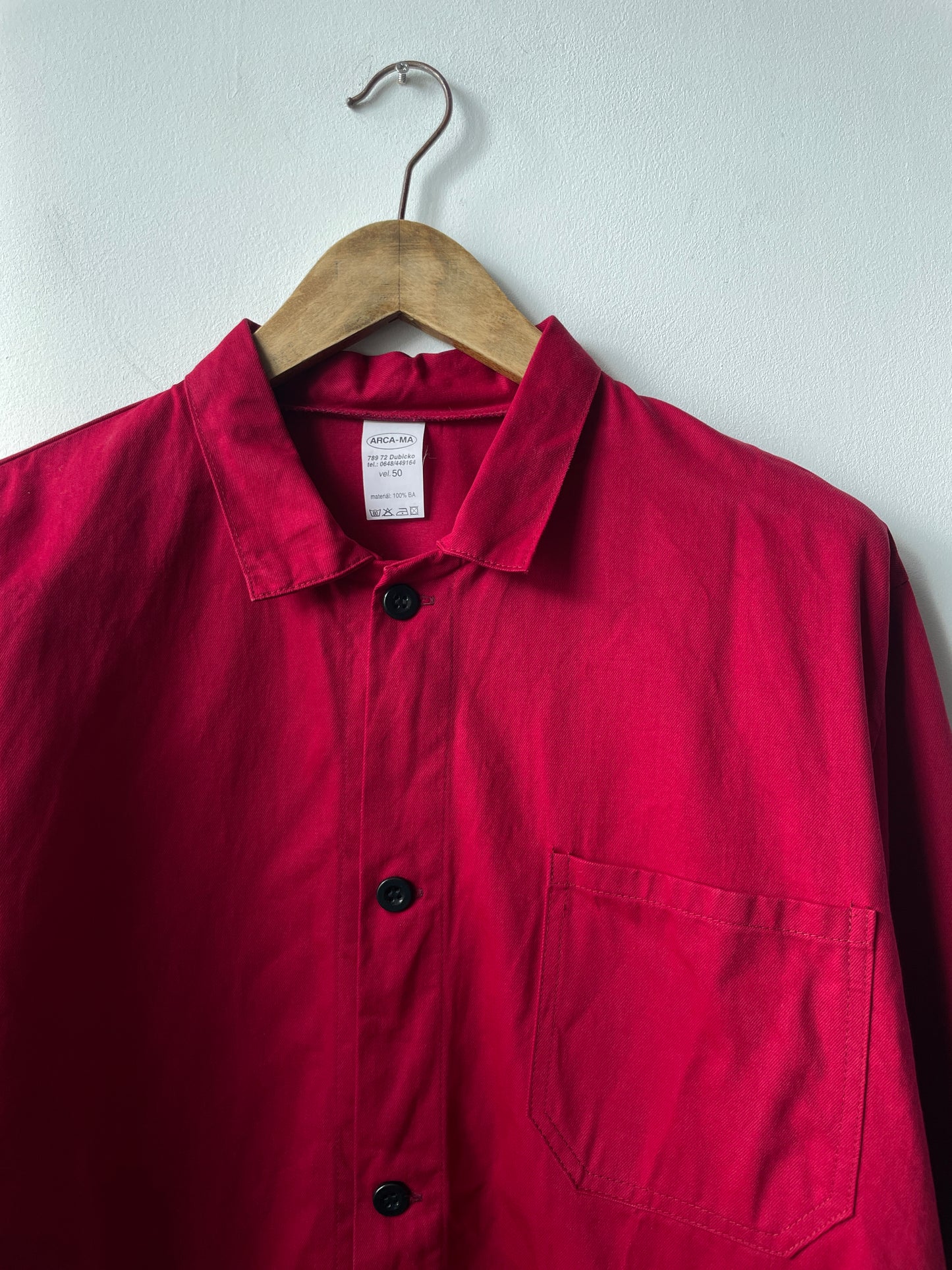 Vintage Red French Chore Jacket