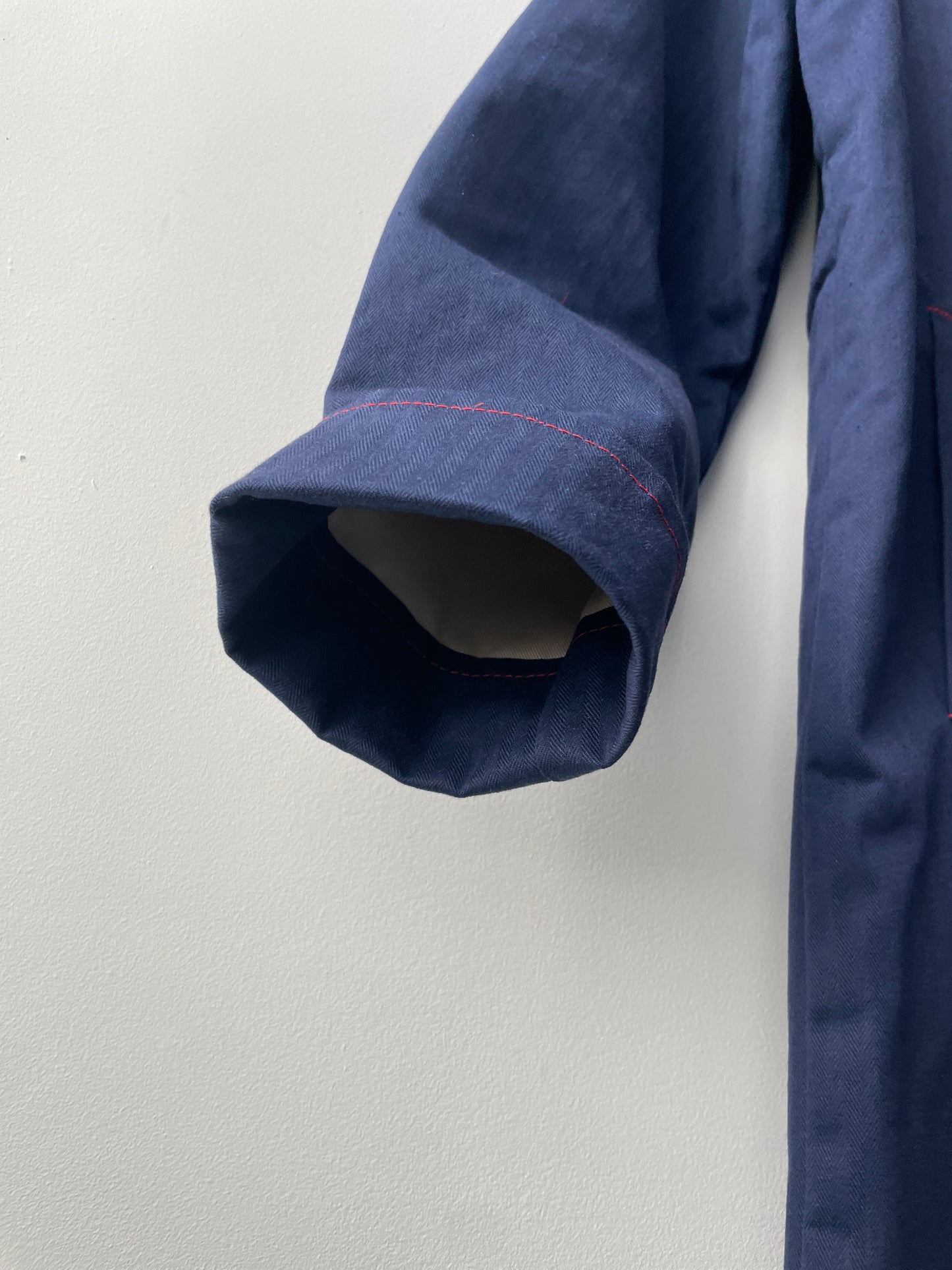 Französische Arbeitsjacke Moleskin Racing Grün