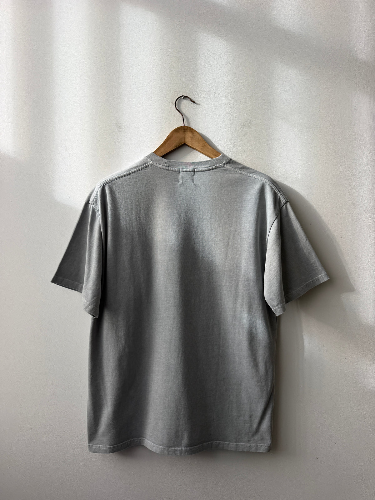 Heavy Cotton Boxy T-Shirt Washed Pebble Grey