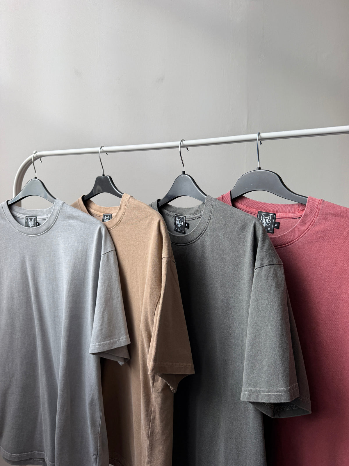 Heavy Cotton Boxy T-Shirt Washed Pebble Grey