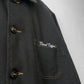WOLF x Cloud Coffee Orange Stitch Black Chore Jacket