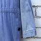 Vintage Embroidered Japanese Sashiko Style Patchwork Jumpsuit