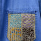 Vintage Embroidered Japanese Sashiko Style Patchwork Jumpsuit