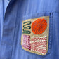 Vintage Embroidered Japanese Sashiko Style Patchwork Jumpsuit