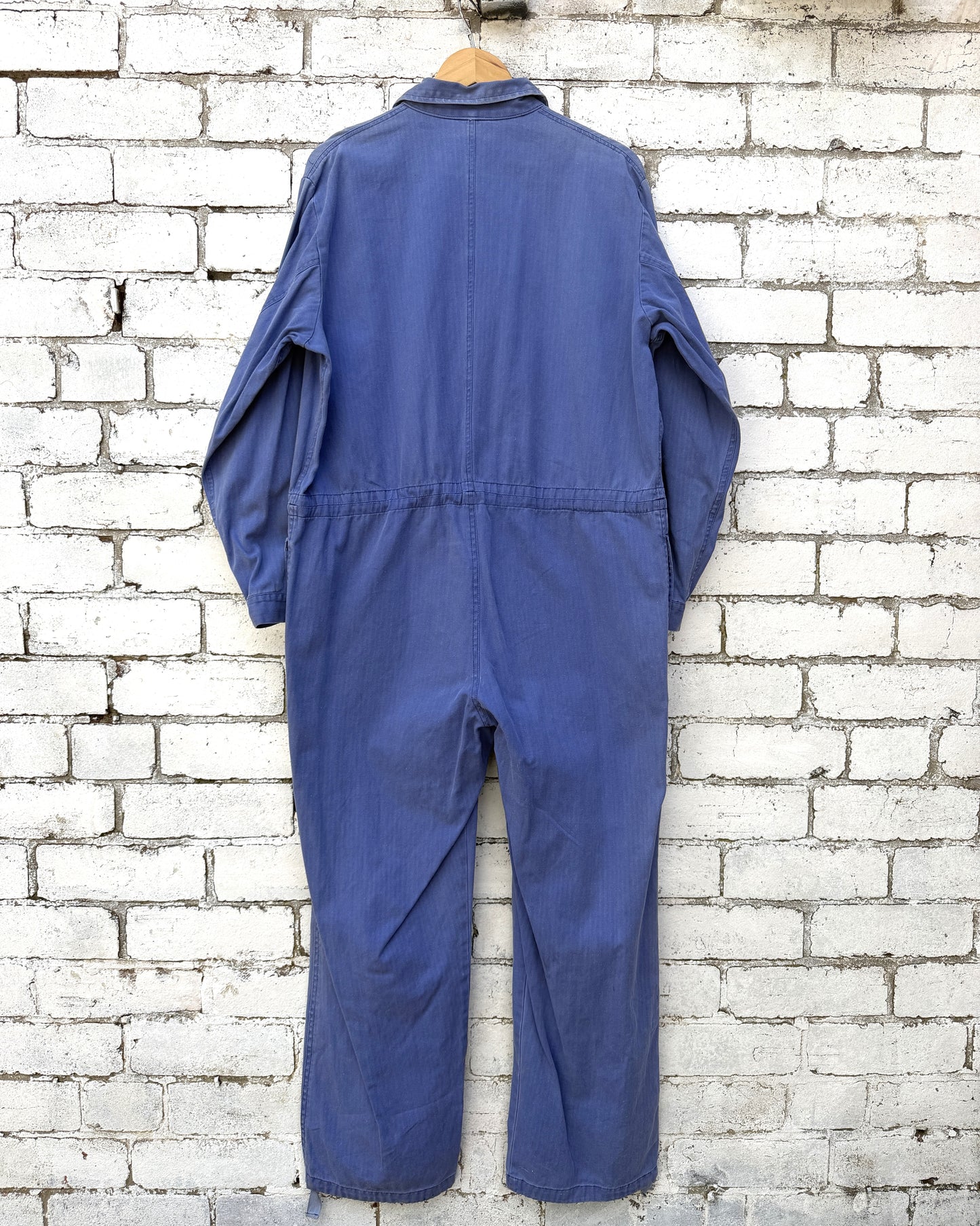 Vintage Embroidered Japanese Sashiko Style Patchwork Jumpsuit
