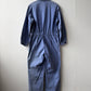 Vintage Embroidered Japanese Sashiko Style Patchwork Jumpsuit