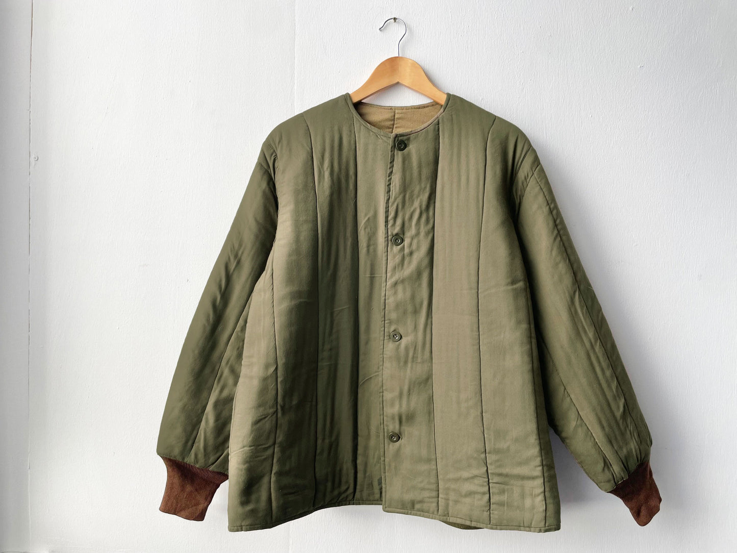 Vintage 1960s Army Liner Green