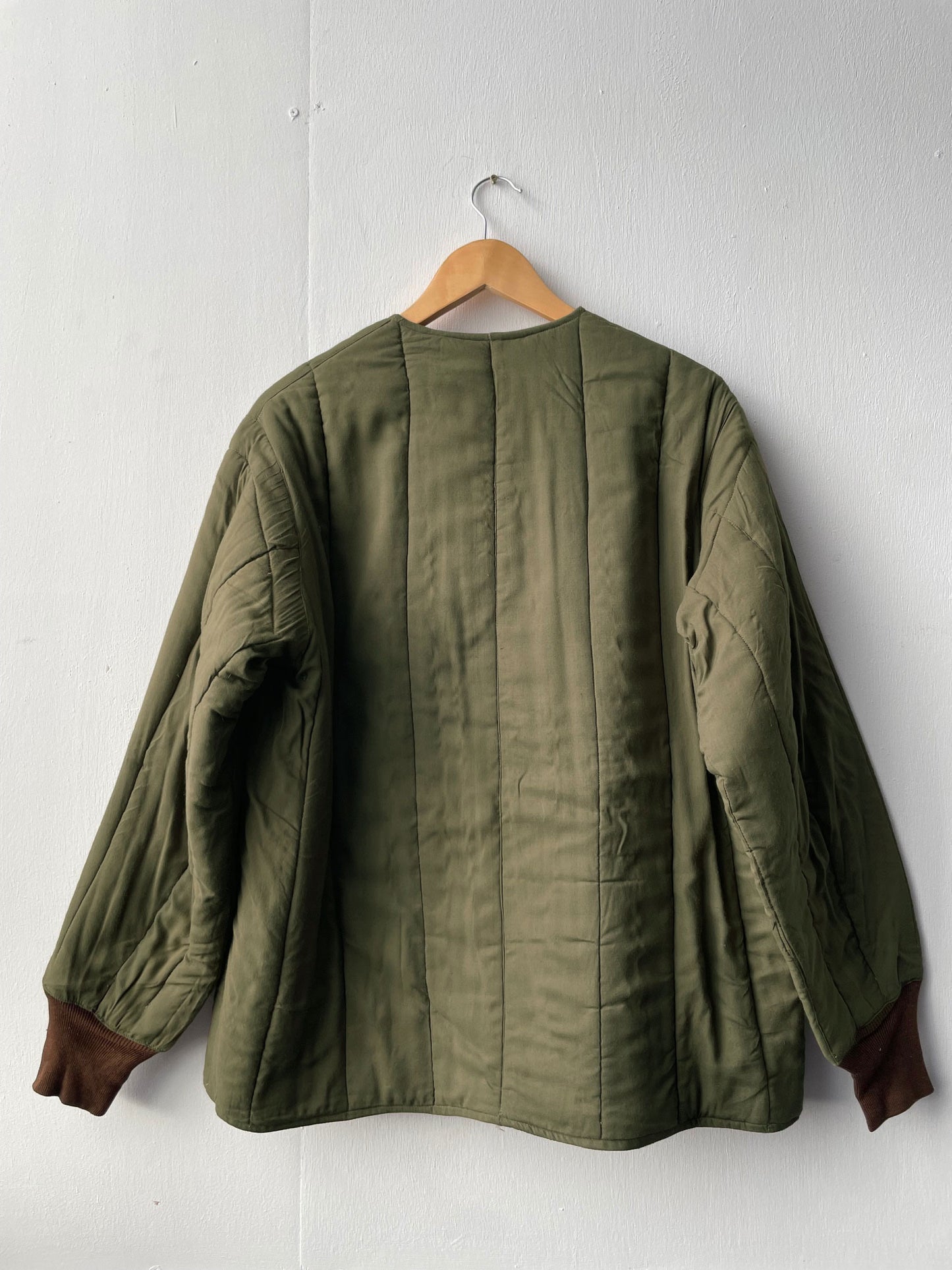 Vintage 1960s Army Liner Green