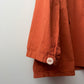 Vintage 1997s Orange Overhead Italian Smock Jacket