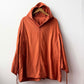 Vintage Orange Overhead Popover Smock Jacket Oversized