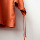 Vintage Orange Overhead Popover Smock Jacket Oversized